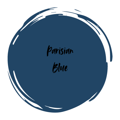 Parisian blue paint colour