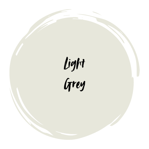 Light grey paint colour